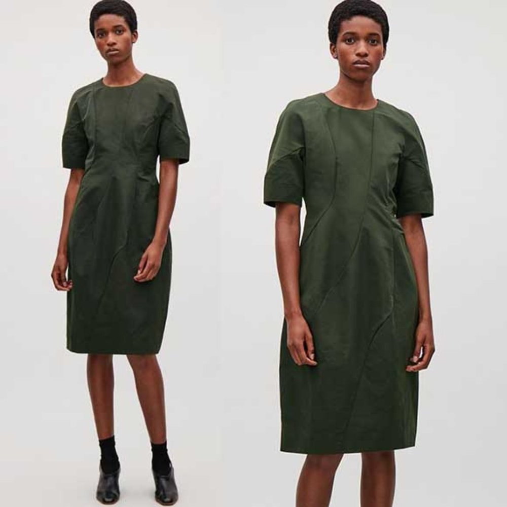 COS Dark Green Dress